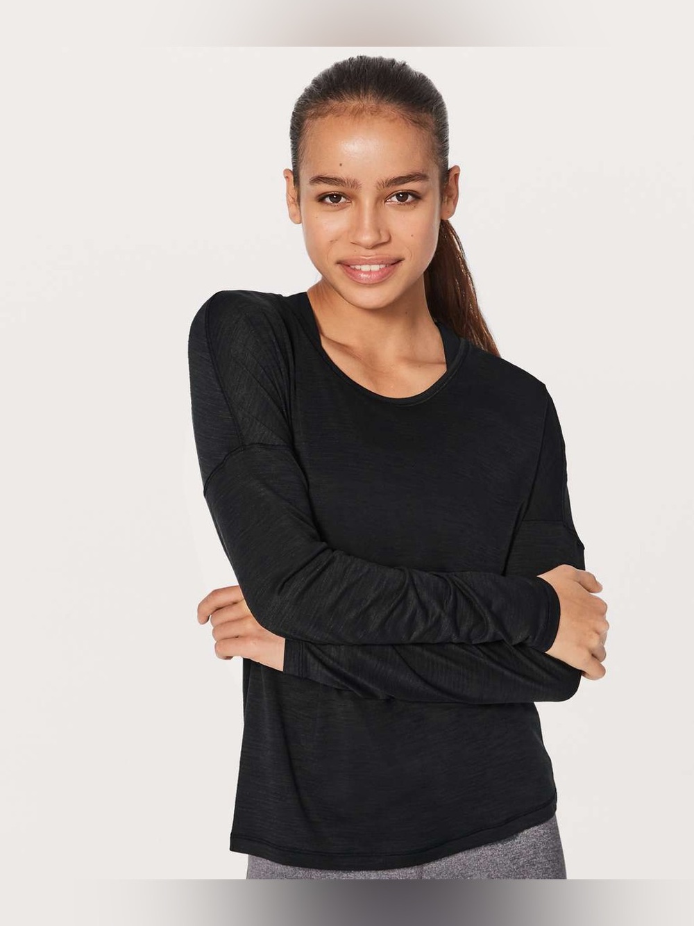 Lululemon Workout Gym Running Get Set Long Sleeve Comfy Shirt Top